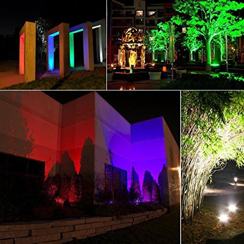 Melpo 15W Led Flood Light Outdoor, Color Changing RGB Assorted Sizes - Picture 4 of 10