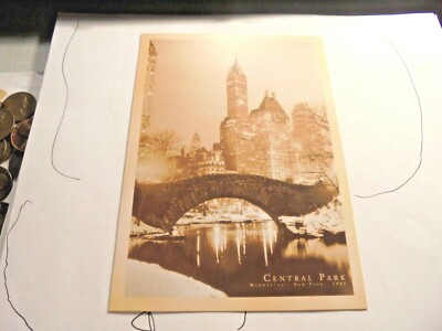 Central Park ,Manhattan ,New York 1961 POST CARD