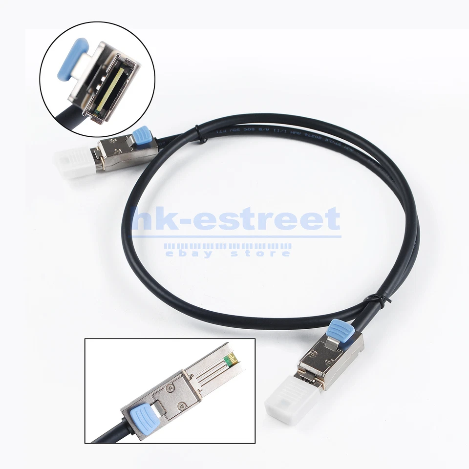 SFF-8088 to SFF-8088 External mini SAS to mini-SAS Data Server RAID Cable 6gbp/s - Image 4 of 4