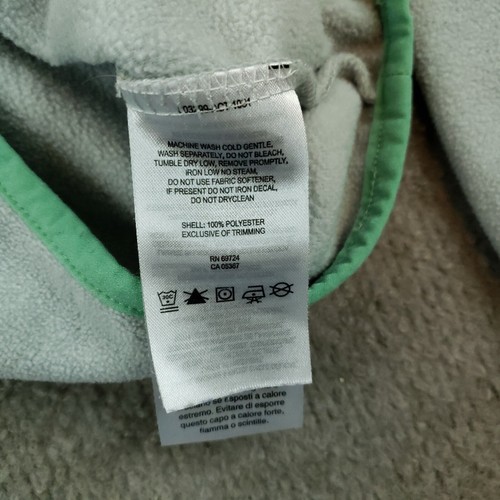 Columbia PFG Sweatshir tYouth Girl Large Gray Mock Neck 1/4 Snap Fleece Outdoors - Picture 7 of 9
