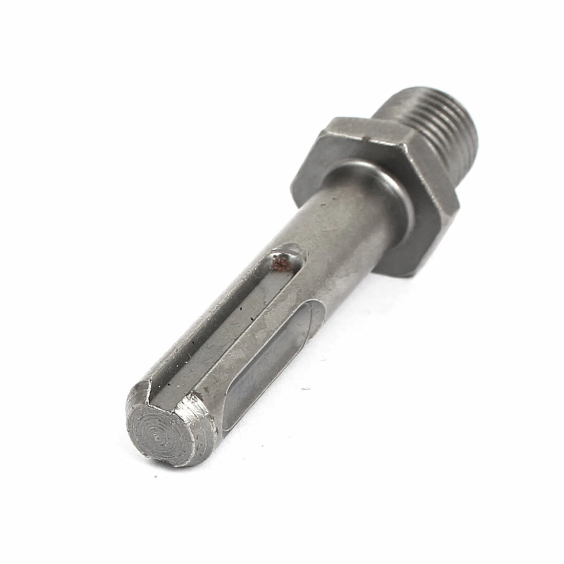 1 4BSP 12mm Male Thread Shank Hammer Drill Chuck Adapter Converter