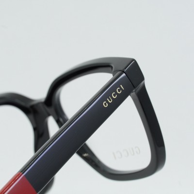 NEW GUCCI GG0160ON 003 Black Eyeglasses | eBay