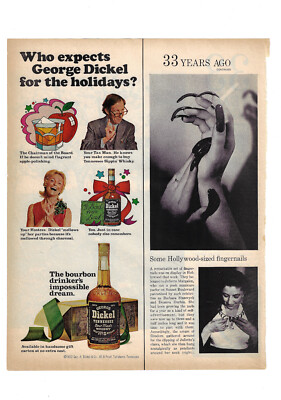 Пару постеров старой рекламы алкоголя. Тенниссийский виски George Dickel Здравствуйте, уважаемые, Приятного, времени, суток