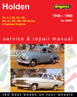 <!--F#f_0-->Holden FX, FJ, FE, FC, FB, EK, EJ, EH, HD, HR 1948-1968 Gregorys Repair Manual<!--F/-->