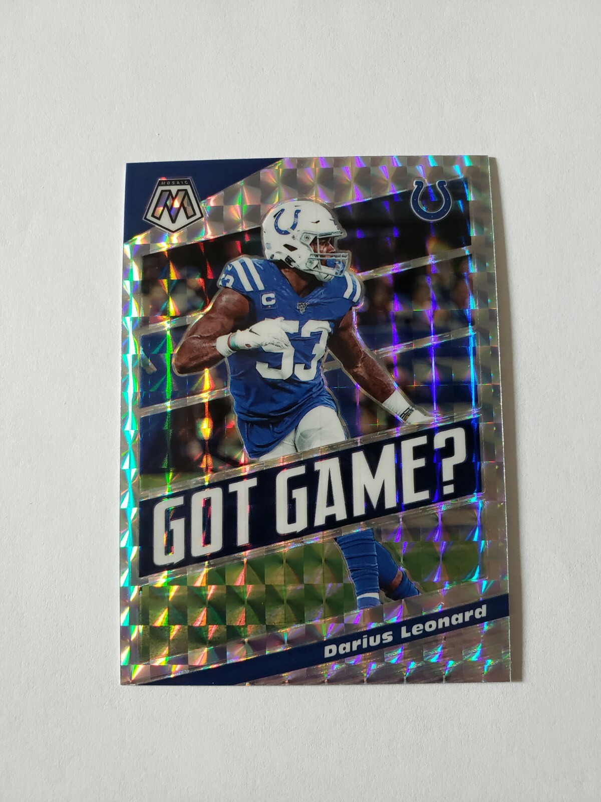 2020 Panini Mosaic - Got Game? Shaquille Leonard #GG17 Mosaic Prizm for ...