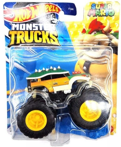 MONSTER TRUCKS 1:64 - Super Mario Jurassic World Spongebob Glow Hot Wheels Samochody - Zdjęcie 7 z 53