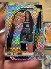 2024 Prizm WNBA Kamilla Cardoso Variation #149 Checkerboard Case Hit RC Sky