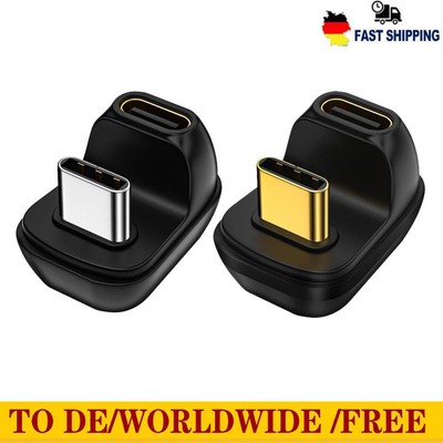 USB2.0/4.0 40Gbps Data Adapter Mini U-Shape USB C Female to Male Cable Converter