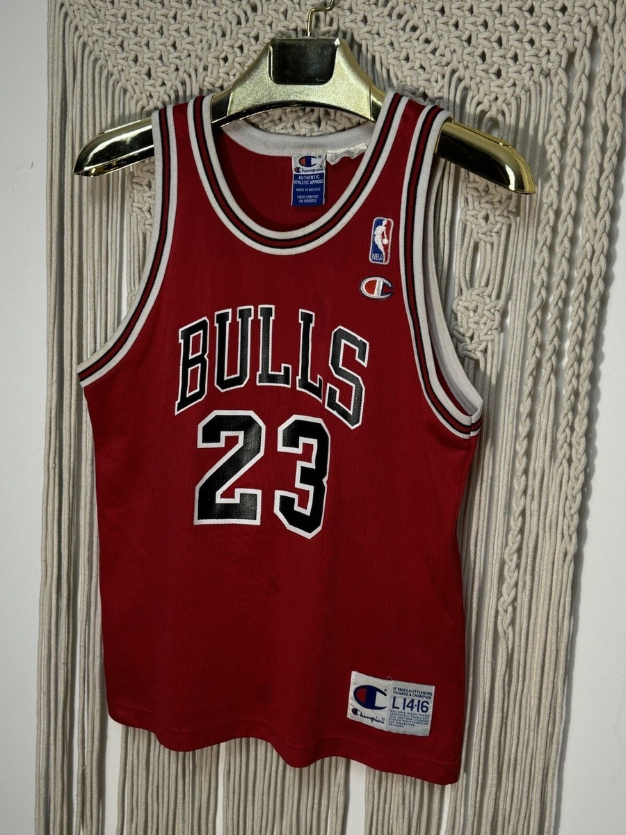 Vintage Michael Jordan Chicago Bulls Jersey Champion NBA 23
