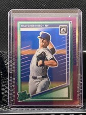Thatcher Hurd 2025 Donruss Optic Rated Prospect Purple  #11/49 - Yankees