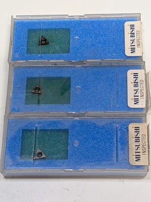 Lot of 3 USED MITSUBISHI NP-TPGB080204GA3 NP-TPGB1.51.51-GA3 Grade MBC020 INSERT
