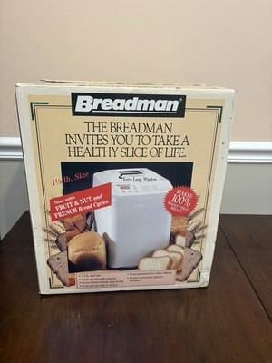 Breadman TR-440C Bread Maker Machine 7 Settings 1.5 lb Loaf Non Stick NOS