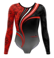 Kymnastics Gymnastics Long Sleeve Club Uniform Gymnastics Leotardard