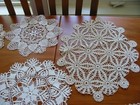 Beautiful Vintage Lot of 18 Cotton Crochet Doilies   Beautiful Set! — photo 5
