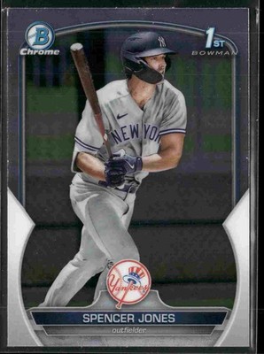 2023 Bowman #BCP-139 Spencer Jones Chrome Prospects