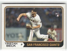 2023 Topps Heritage Tristan Beck RC Rookie San Francisco Giants #683