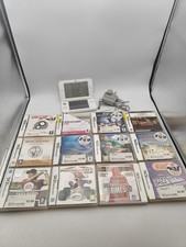 Nintendo 3DS XL White Console Bundle 12 Games Charger Tested Working PAL 2DS DS
