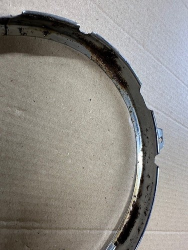 Ford Escort mk1 Headlamp Retaining Rings in Chrome Pair, also Escort mk2,Cortina - Picture 9 of 10
