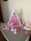 Vintage 1990s Mattel Barbie wedding chapel replacement pieces & frame READ