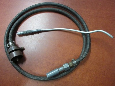 GREASE GUN WHIP HOSE WITH RIGID EXTENSION HIGH PRESSURE COUPLER ASSEMBLY QS