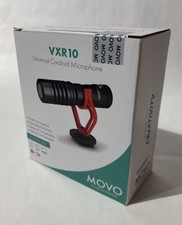 Movo VXR10 Universal Condenser Video Microphone w/ Wind Screen  Shock Mount NEW