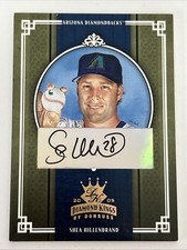 2005 Diamond Kings Signature Silver #14 Shea Hillenbrand Serial Numbered 5/5