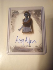 2020 Topps Star Wars Masterwork Amy Allen Aayla Secura Autograph