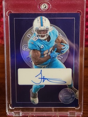 Leaf 2024 Pro Set Metal Platinum Autographs Tyreek Hill Auto PL-TH1 6/10