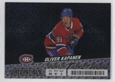 2024 Upper Deck Credentials Horizontal Black 1/1 Oliver Kapanen #105 Rookie RC