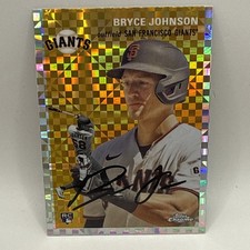 2023 Topps Chrome Platinum Anniversary Bryce Johnson #20 RC X-Fractor Refractor
