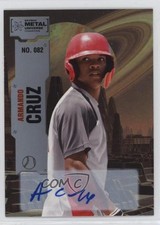 2022 Skybox Metal Universe Champions Auto Armando Cruz #082 Auto f6d
