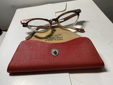 Vintage Cat Eye US 5 1/2 Rose Aluminum Frames With Bifocals W/case