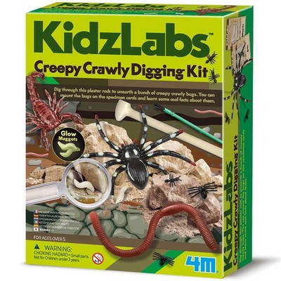 4M KidzLabs - Gruseliges Krabbeln Grabset, Wissenschaft & Aktivität Kit Kinder ab 5+