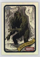 2025 Topps Chrome Marvel Comics Refractor Man-Thing #31 1i3m