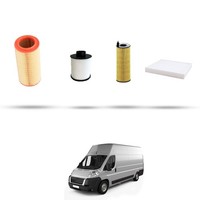 Hoffcar Set Service - 4 Filter FüR Citroen Jumper III 2.2 HDI 74Kw Von 2006