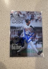 2000 Topps - 20th Century's Best Harold Baines #471 Autographed