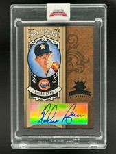 2005 DONRUSS DIAMOND KINGS NOLAN RYAN AUTO AUTOGRAPH #D 1/1 ONE OF ONE