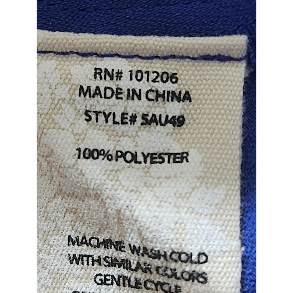 Soft Surroundings Blue Polyester Button Front Rol… - image 5