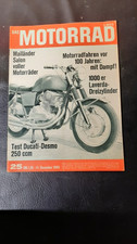 DAS MOTORRAD 13. Dezember 1969 Ducati Desmo 250 Laverda 1000