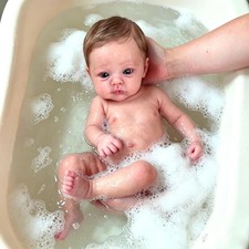 Lifelike Reborn Baby Dolls Boy 19 Inch Full Body Silicone Realistic Newborn Baby