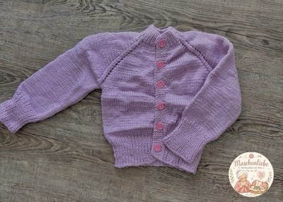 Wunderschöne handgestrickte Jacke, Kuschelig weich und ideal zum Drüberziehen.