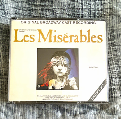 Original Broadway Cast Les Misérables Geffen 1987 2CD Musical D 202760