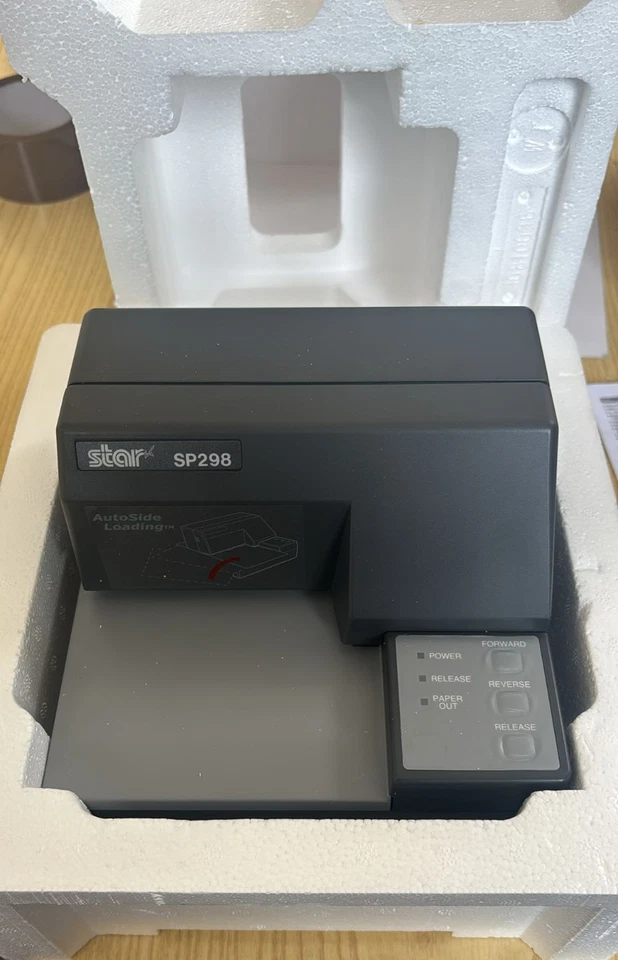Star SP298MC Slip Parallel Impact Receipt Printer 39309311 NEW with power supply - Image 4 of 4