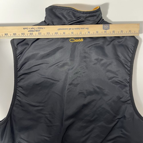 Catalina Women’s Reversible Vest M Hiking Fishing Fleece Nylon Zip Pockets Retro - Picture 12 of 12
