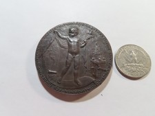 D59 USA San Francisco 1915 Panama-Pacific Expo Canal Opening Bronze Medal 51mm