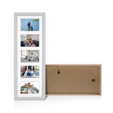 Multi Aperture 26x8 Collage Picture Photo Frames With White Mount for 6x4