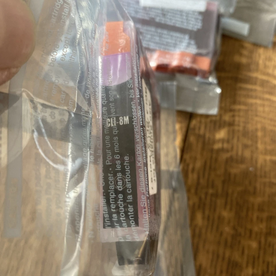 6 X Sealed Brand  Job Lot Of Magenta Ink Cartridge NEW CLI8M  For Canon Printers - Image 3 of 4