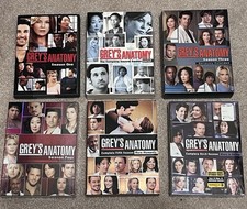 GREY'S ANATOMY: Seasons 1-6 DVD Set, Expanded  Uncut Editions, NEW and EUC