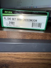 RCBS 31801 Group D FL 6mm Creedmoor Die Set