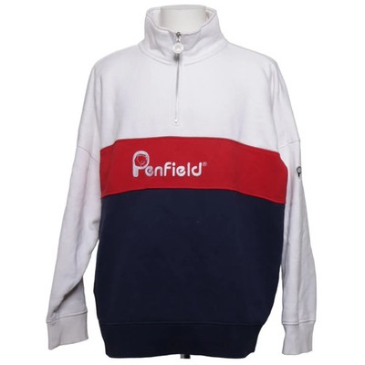 Penfield, Sweatshirt, Größe: XL, Weiß/Rot/Blau/Mehrfarbig #xNh